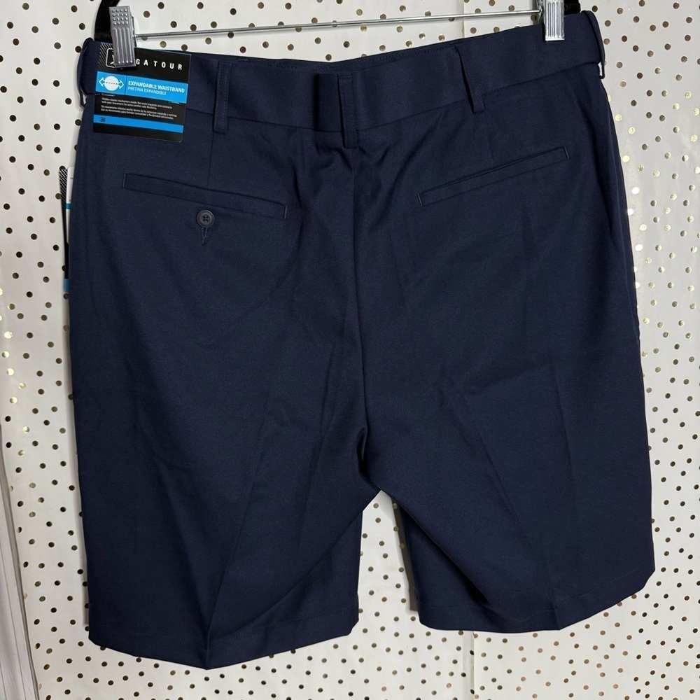 PGA Tour Men's Navy Blue Shorts - Picture 7 of 8